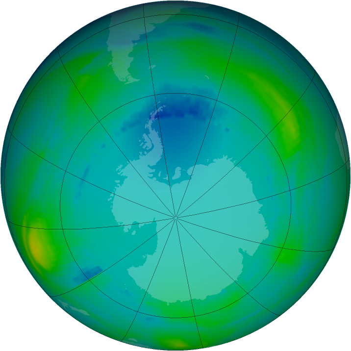 Ozone Map 1987-07-30